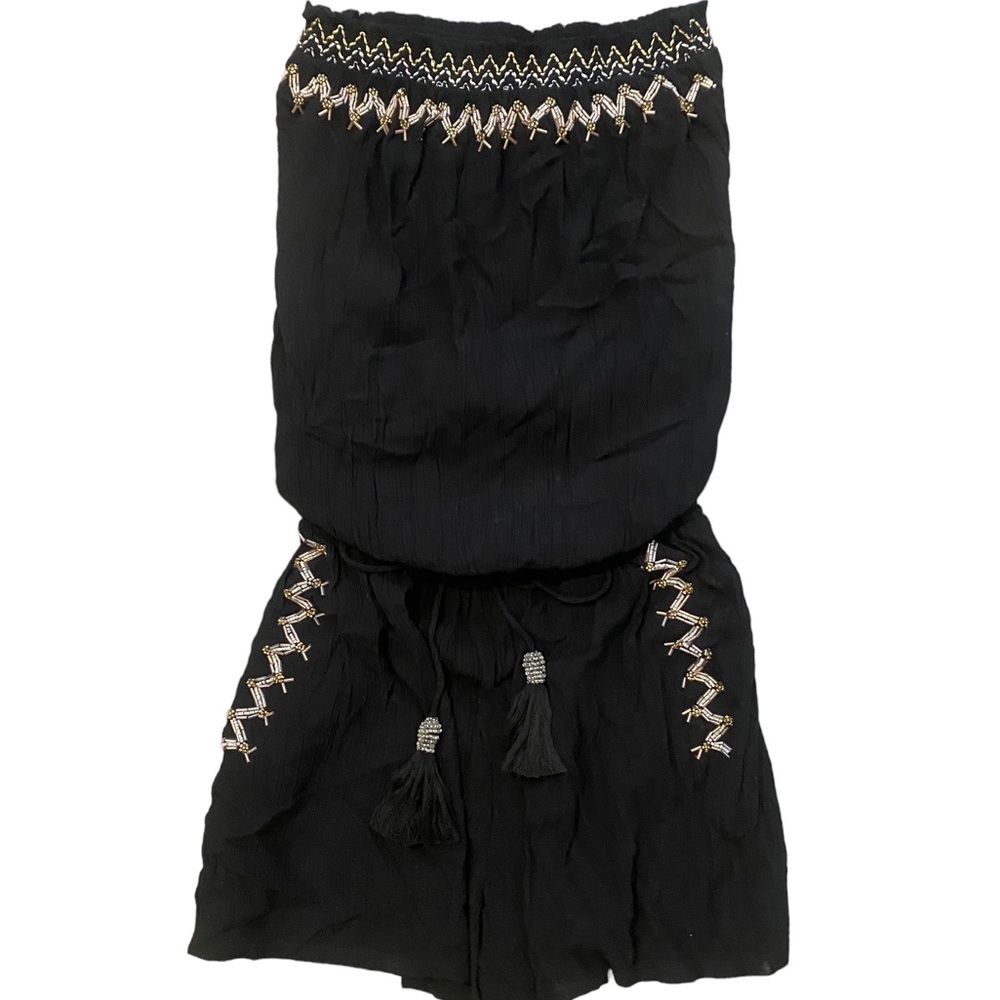 Black Resort Style Romper / Coverup